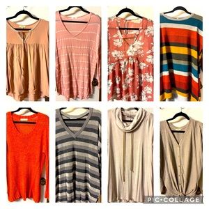 Women’s boutique tops.  Size small (approx. 4/6).